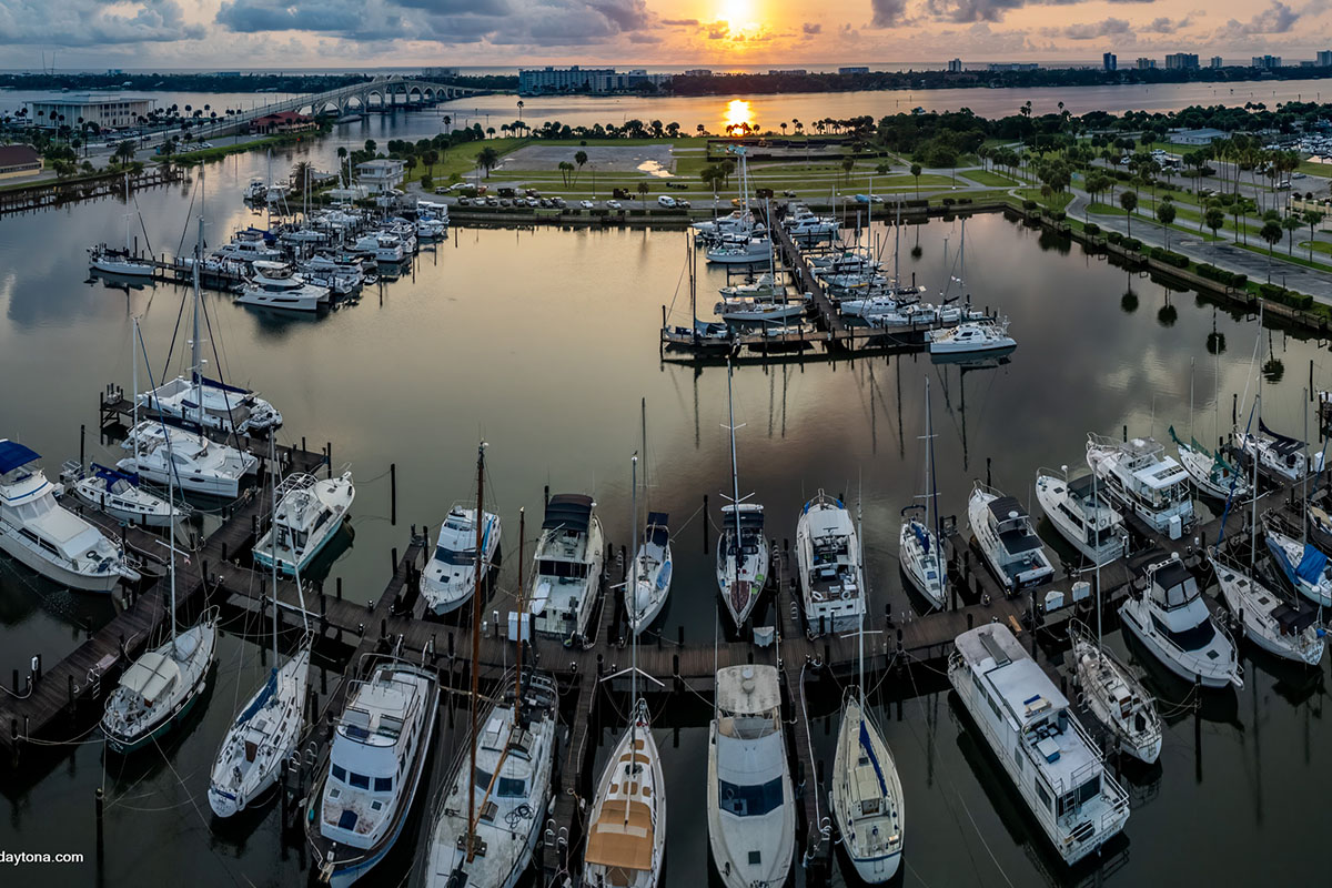Aerial survey photo in New Smyrna Beach