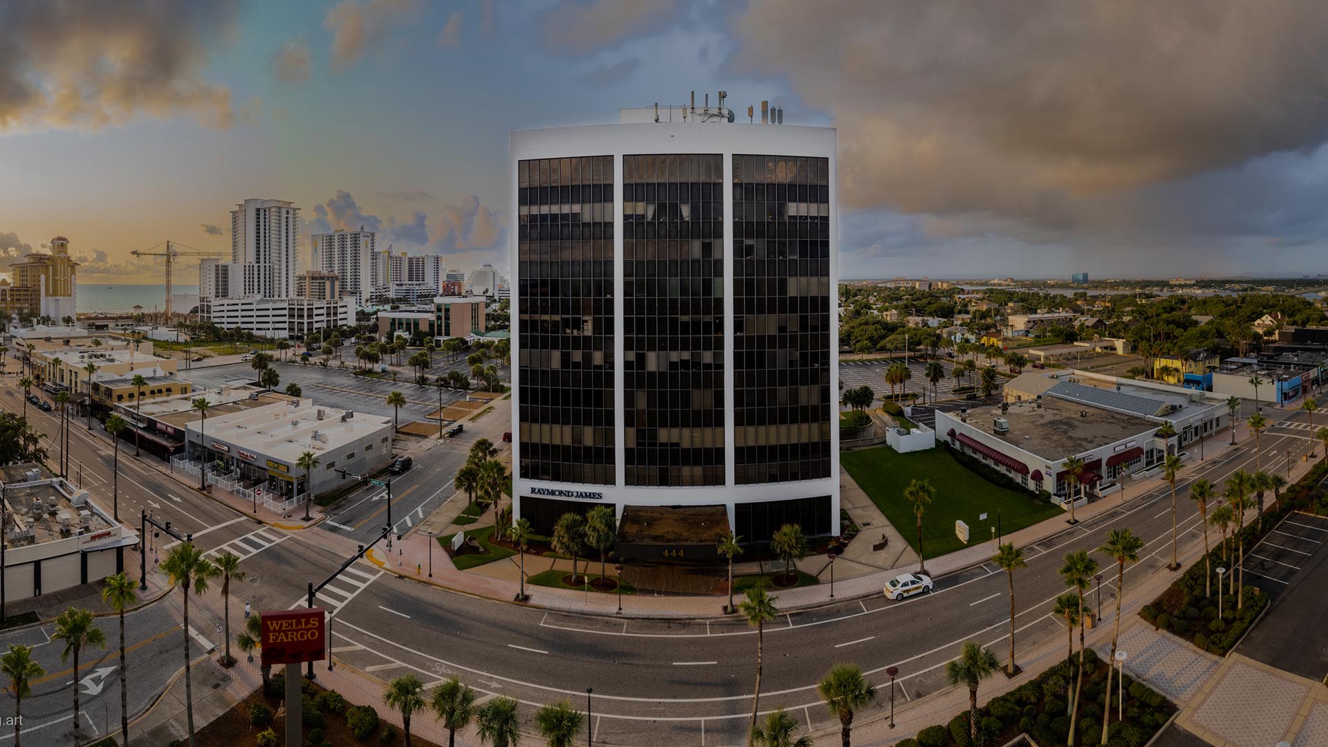 Drones Over Daytona Aerial View